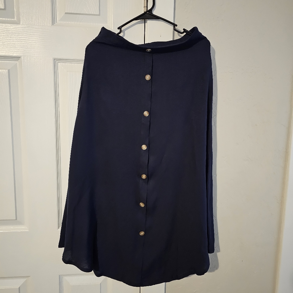 Navy Blue Ling Skirt